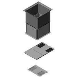 Chatsworth Products (Cpi) 39190-733 | Vertical Exhaust Duct 20" - 34, 508Mm - 863Mm - 700 X 1200