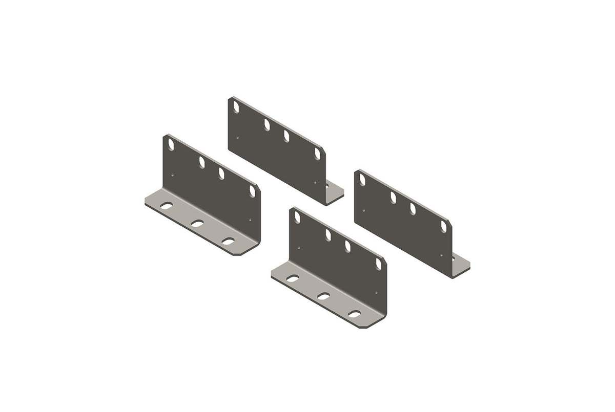 Chatsworth 39998-001 | Floor Mounting Bracket Kit for Zeta Frame Cabinet, Zinc Plate