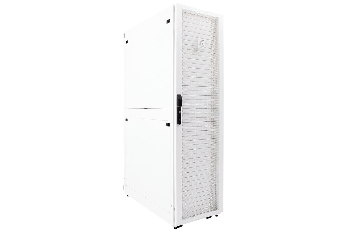 Chatsworth ZC15-A220A-E1 | Zetaframe Cabinet Withf/r Doors, Side Panels, White48u X 600mm X 1200mm