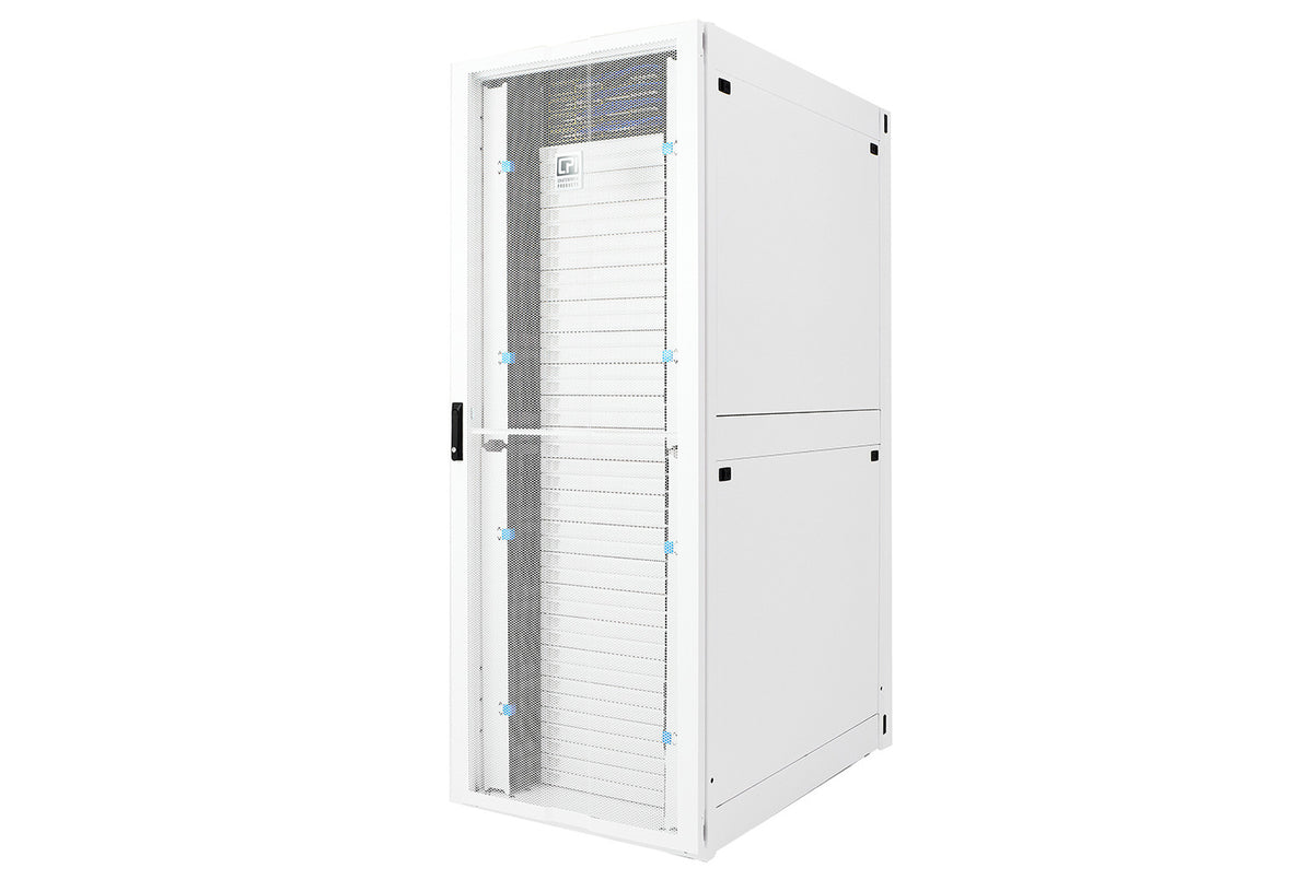 Chatsworth ZC45-A220B-E1 | Zetaframe Cabinet Withf/r Doors, Side Panels, White48u X 800mm X 1200mm