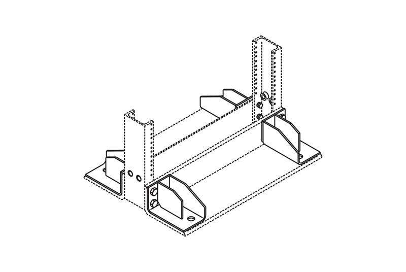 Chatsworth 11592-201 | Rack Seismic Gusset Kit, White