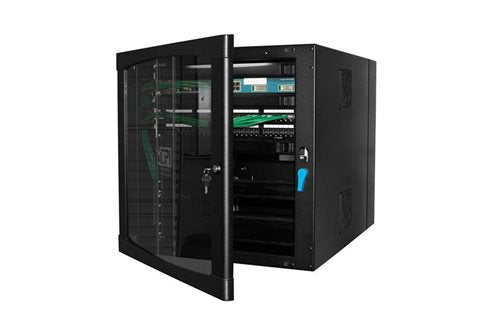 Chatsworth 11996-E36 | CUBE-iT Wall-Mount Cabinet, Gen 3, #12-24 Tapped Rails, Solid Metal Door, Glacier White