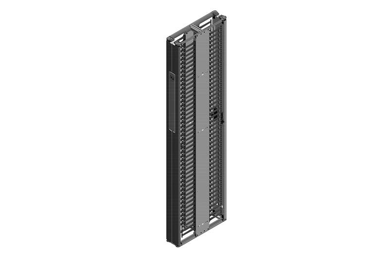 Chatsworth 32623-E15 | Motive Double-Sided Vertical Cable Manager, 96"H x 12"W x 23.6"D (2438 mm x 300 mm x 600 mm), Glacier White
