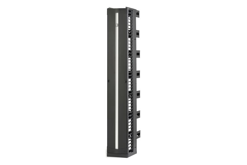 Chatsworth 35574-E03 | Evolution g3 Combination Vertical Cable Manager, 84"H x 12"W x 20.2"D (2133 mm x 300 mm x 513 mm), Glacier White