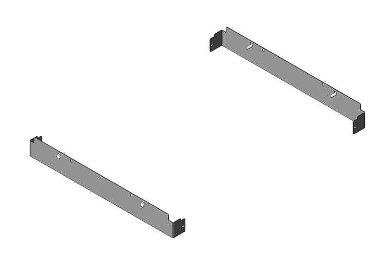 Chatsworth 39208-700 | Aisle Containment Floor Seal Kit, Front Seal for 23.6"W (600 mm) Cabinets, 4"H x 23.6"W x 2.1"L (103 mm x 600 mm x 54 mm), Black