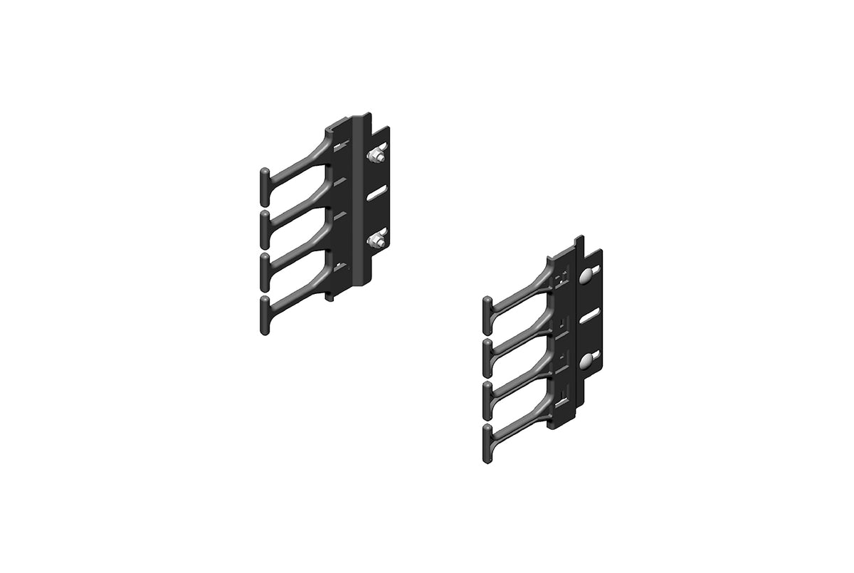Chatsworth 40970-704 | Vertical Cabling Section for CUBE-iT Cabinet, 4U, Pair, Black