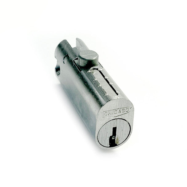 Chicago Lock C5001LP KA 1X20 | Filing Cabinet Lock, US26D Satin Chrome, Key Code, 1X20