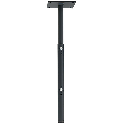 Chief Manufacturing CMA100 | 8 Inch Ceiling Plate with Adjustable 1.5 Inch NPT Column, Black