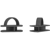Chief Manufacturing CSACLIPS | Video Wall Mounting System Cable Tie, 0.75 Inch Width x 0.89 Depth x 1.38 Inch Height, Black
