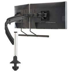 Chief Manufacturing K1C22HB | Monitor Mount, Desk/Dynamic Column, 2-Monitor, Landscape/Portrait, +/-10 Degree Tilt