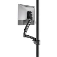 Chief Manufacturing K1P120BXRH | Kontour 10-30 Inch Dynamic Pole Reduced Height Monitor Mount - Silver