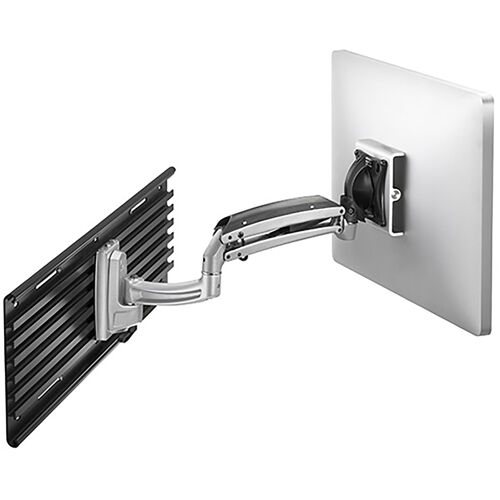 Chief Manufacturing K1S120S | Monitor Mount, Slatwall, Dynamic, 1-Monitor, Landscape/Portrait, Silver