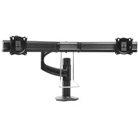 Chief Manufacturing K4G210B | Monitor Mount, Desk Mount, Adjustable, 2 x 1 Array, Grommet, Landscape/Portrait, 16.2 Inch Extension