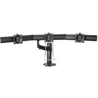 Chief Manufacturing K4G310B | Monitor Mount, Desk Mount, Adjustable, 3 x 1 Array, Grommet, Landscape/Portrait, 16.2 Inch Extension