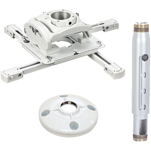 Chief Manufacturing KITPD012018W | Projector Mount Kit, Universal, 50 Lb Load, 12 to 18 Inch Extension, White
