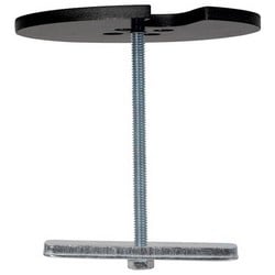Chief Manufacturing KRA226B | Monitor Grommet Plate, Column Mount, 0.5 to 3 Inch Thk Desktop, Black