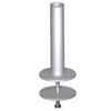 Chief Manufacturing KTA1000B | Monitor Bolt Down Grommet Plate, Pole Mount, 120 Lb Load, 5 Inch Width x 5 Inch Depth x 0.3 Inch Height, Black