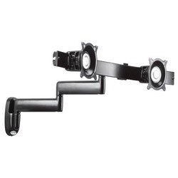 Chief Manufacturing KWD220B | Monitor Mount, Dual Arm, Wall Mount, Universal