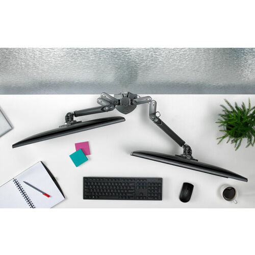 Chief Manufacturing KXC420S | KX Column Desk Mount QUAD 2L Arms SLV