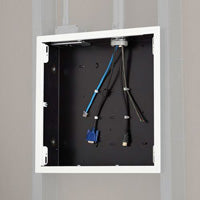 Chief Manufacturing PAC526FW | Large In-Wall Storage Box with White Flange