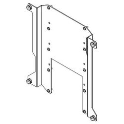 Chief Manufacturing PSB2031 | Flat Panel Interface Bracket, Custom, 15 Inch Width x 16.5 Inch Height, Black
