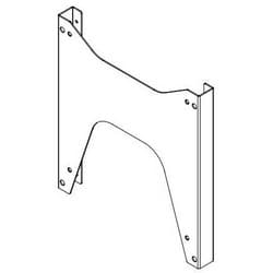 Chief Manufacturing PSB2203 | Flat Panel Interface Bracket, Custom, 16.85 Inch Width x 17.75 Inch Height, Black