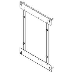 Chief Manufacturing PSB2244 | Flat Panel Interface Bracket, Custom, 19 Inch Width x 27.21 Inch Height, Black