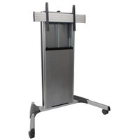 Chief Manufacturing XPA1US | Fusion Ultrawide Height Adjustable Mobile Cart for Displays 55-100 Inch - Silver