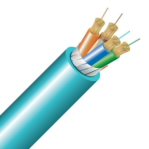 Cleerline Technology Group 4B50125OM3R | Indoor Riser Fiber Optic Cable, OM3, 1000 ft