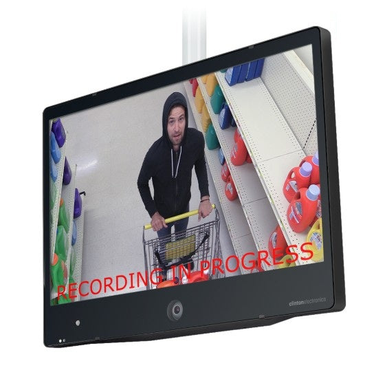 Clinton Electronics CE-M27A-B-PIR | 27? IP Public View Monitor with AXIS® Camera