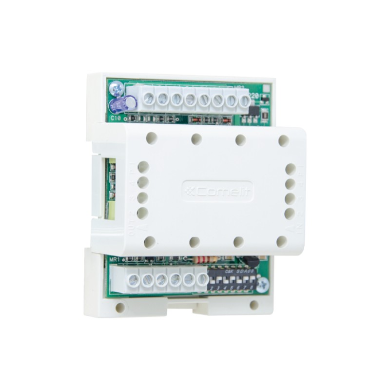 Comelit 1259C | Analog CCTV Cameras Input Module For SimpleBus 2 View Up To 3 Analog Cameras On Comelit Monitor 12vAC Power Supply Needed