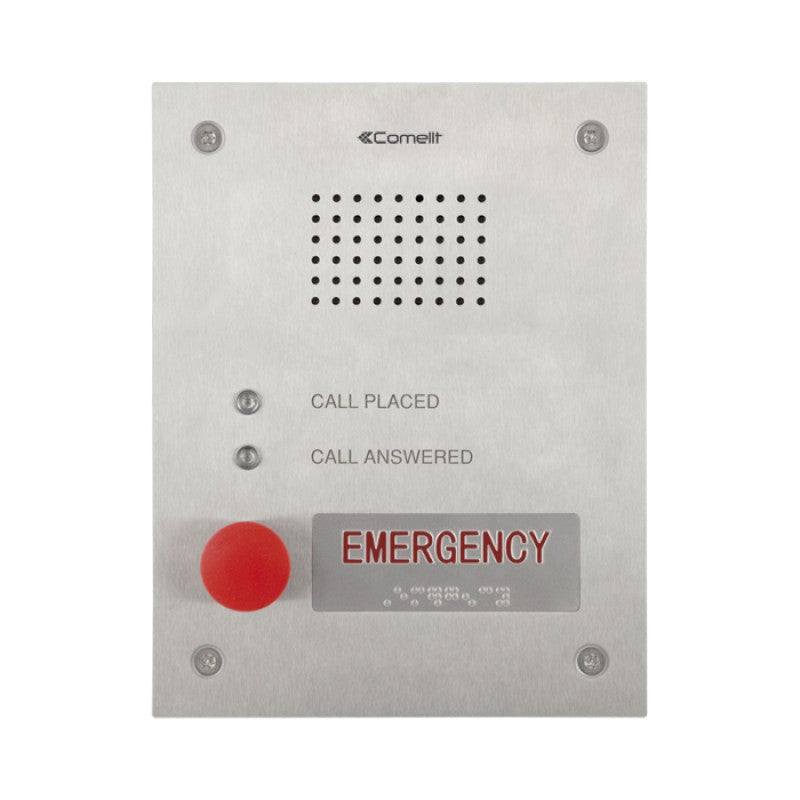 Comelit 3460EA | AOR Area Of Rescue Panel (1PB) Audio Version Included 1682 (VIP) PoE Powered Or External Power 1595
