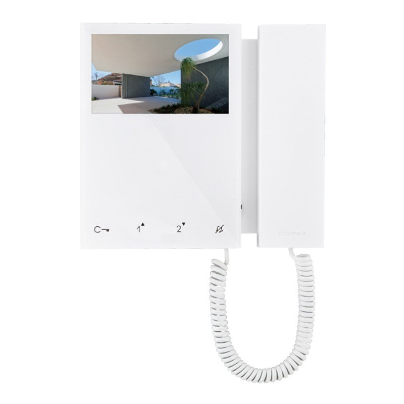 Comelit 6702W | VIP Mini Monitor With Handset (White)