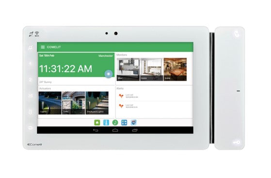 Comelit 6813W | 7 Inch Maxi VIP Monitor with Android, White