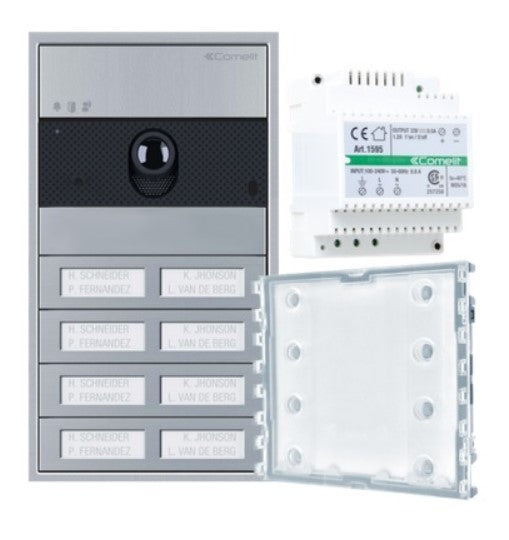 Comelit UMV8S-IP | Ultra Video Surface Kits Vip, 8 Button