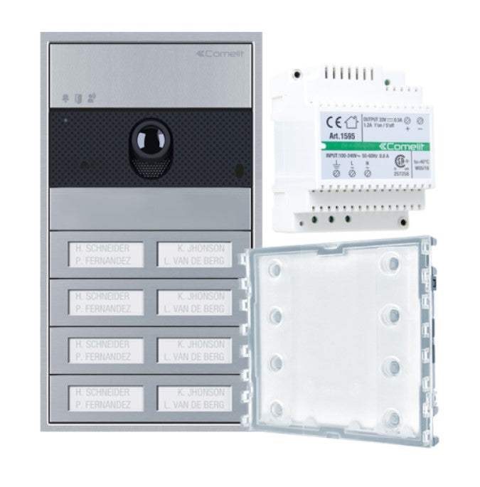 Comelit UMV8S | Ultra Video Surface Kits 2 Wire, 8 Button