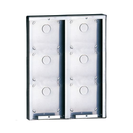 Comelit 3316/6 | iKall 6 (2x3) Module Stainless Steel Surface-mounting Box