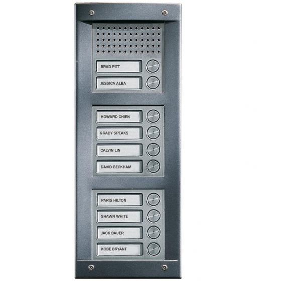 Comelit VA10S | EZ-Pack Audio Entry Panel Kit (Surface) 10 Button Vandalcom Series For SimpleBus