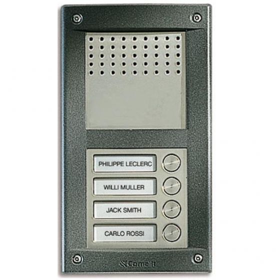 Comelit VA4S | EZ-Pack Audio Entry Panel Kit (Surface) 4 Button Vandalcom Series For SimpleBus