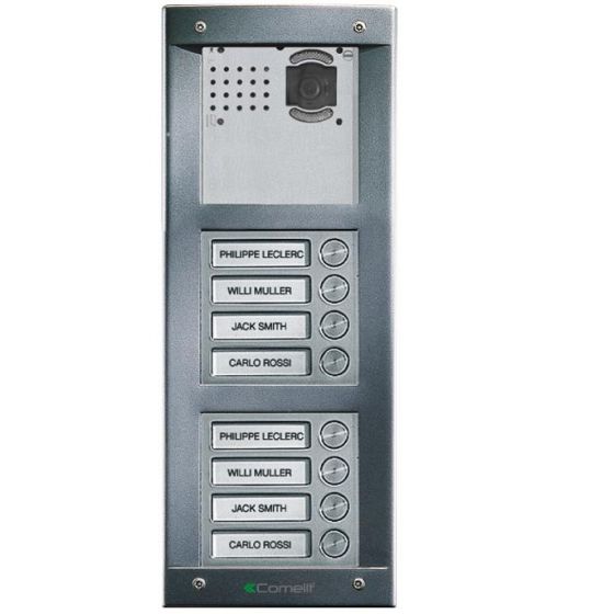 Comelit VV8S | EZ-Pack A/V Entry Panel Kit (Surface) 8 Button Vandalcom Series For SimpleBus