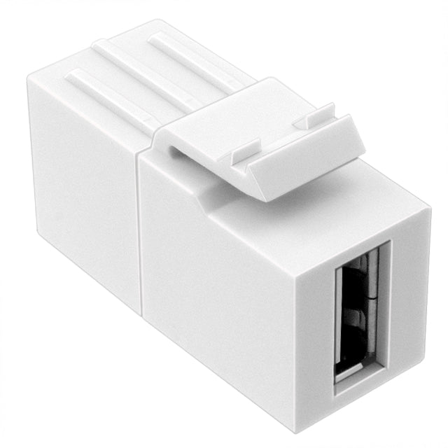 CommScope 1-1933659-3 | SL Series USB A to USB A Coupler Insert, alpine white