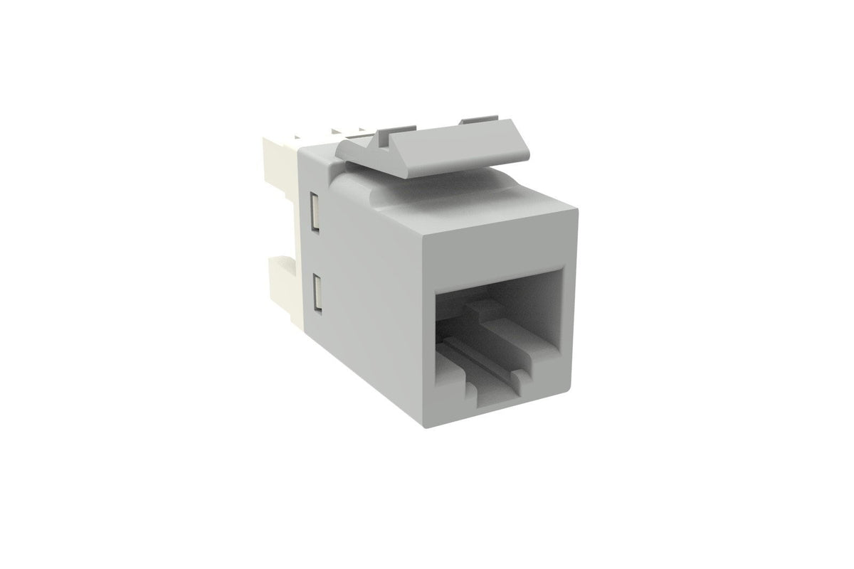 CommScope 1375055-4 | SL-Series Modular Jack, RJ45, Cat6 Unshielded, Gray