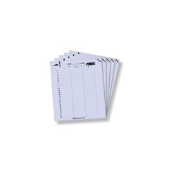 CommScope 1375356-1 | Label ID Products; Printer Type: Inkjet, Laser Label Height: 9.50 mm Label Width: 50.29 mm Card Stock Material Faceplates Series