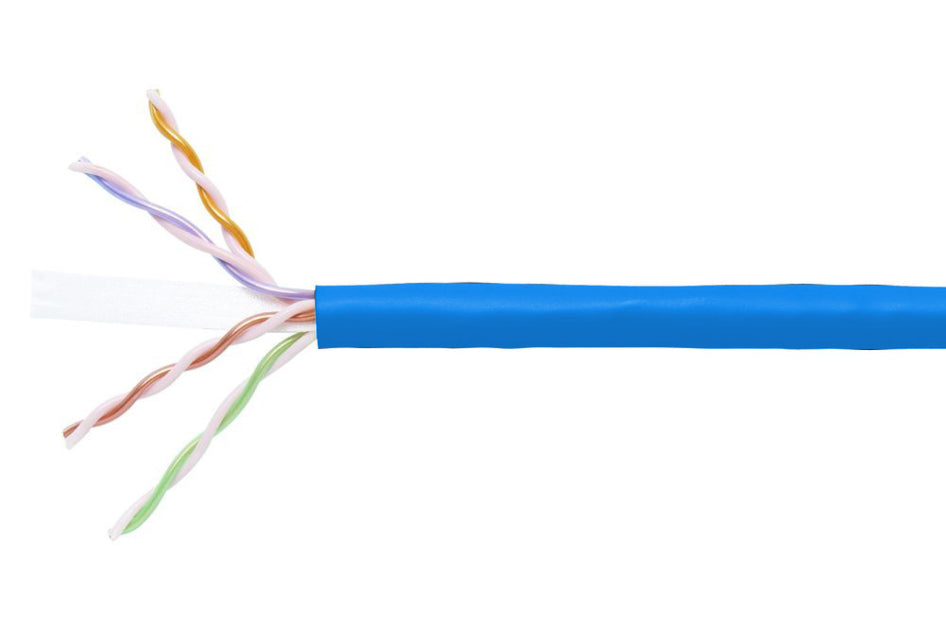 CommScope 2071EBLUC6423UU | Gigaspeed Xl 2071e ETL Verified Category 6 U/UTP Cable, Plenum, Blue Jacket, 4 Pair Count, 3000 Ft (914 M) Length, Reel