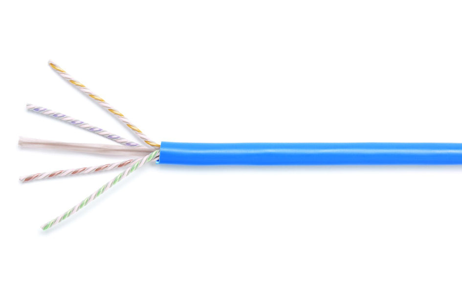 CommScope 2091BBL423W1000 | Gigaspeed X10d 2091b ETL Verified Category 6a U/UTP Cable, Blue Jacket, 4 Pair Count, 1000 Feet (305 M) Length