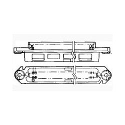CommScope 229975-1 | Champ Connector 25Pr Kt Female 26/24 AWG Black with 4-40 Mtng Bushings Type RS, RoHS