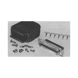 CommScope 749808-8 | DSub Kit 9Pin Crimp Male with Tin Shell Plastic Hood Contacts and Hdwr RoHS