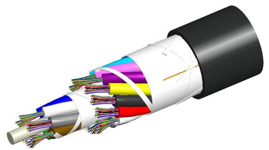 CommScope 760135905 | Fiber OSP cable, TeraSPEED Single Jacket All-Dielectric, High Fiber Count, 432 fiber, Gel-Filled, Outdoor Stranded Loose Tube