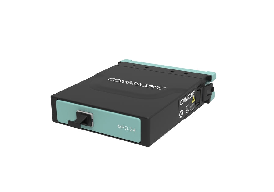 CommScope 760236120 | G2 ULL Multimode OM4 MPO-24 Distribution Module, 1x24F MPO Unpinned to 24F LC Aqua, Method B Enhanced, Ipatch Ready