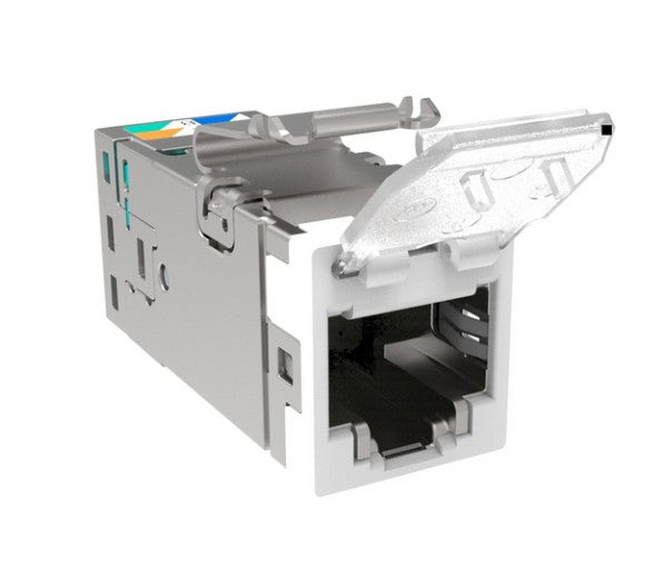 CommScope 760238137 | Sl-series Modular Jack, RJ45, Cat6a Shielded, With Dust Cover, Prowhite